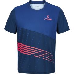 Stiga Shirt Neptune Dark Blue/Pink