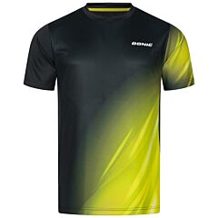 Donic T-Shirt Drop Black/Yellow 