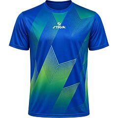 Stiga T-Shirt Pro Royal Blue/Green