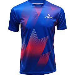 Stiga T-Shirt Pro Royal Blue/Pink