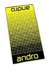 Andro Towel Dots Black/Yellow