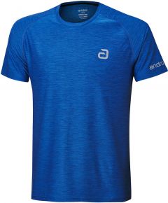 Andro T-Shirt Melange Alpha Blue