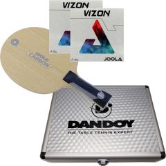 Joola Racket O° Carbon + Vizon + Alu Case Dandoy