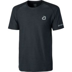 Andro T-Shirt Melange Alpha Black