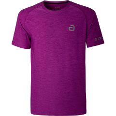 Andro T-Shirt Melange Alpha Purple