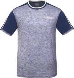 Donic T-Shirt Melange Tee Blue Melange/Navy