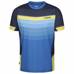 Stiga T-Shirt River Blue/Navy/Yellow