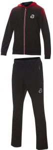 Andro Tracksuit Salivan Black/Red