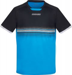 Donic T-Shirt Traxion Black/Diva Blue